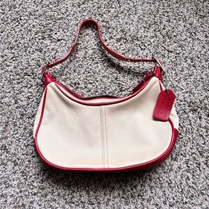 Vintage couch shoulder purse bag